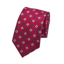 1 Corbata Roja De Cachemira Para Hombre Para Fiesta De Moda, Boda, Negocios, Ocio