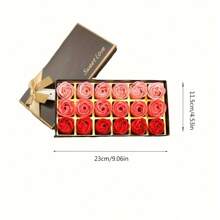 18 Schöne Rosen Künstliche Blume Ewige Rosen Geschenkbox, Kreatives Geburtstagsgeschenk, Kleines Geschenk, Souvenir, Neujahrsgeschenk, Valentinstag Geschenk, Wohnkultur, Schulbedarf - Übersicht 4