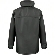 Result Mens Sabre Long Work Coat (N/A) - Black - View 2