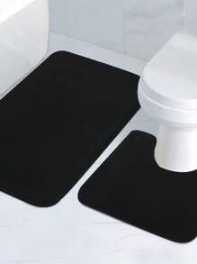 3 件纯色经典记忆泡沫浴垫套装，适用于浴室、卫生间和家居装饰家居浴室装饰浴室地毯地毯户外地毯门垫夏季浴室配件