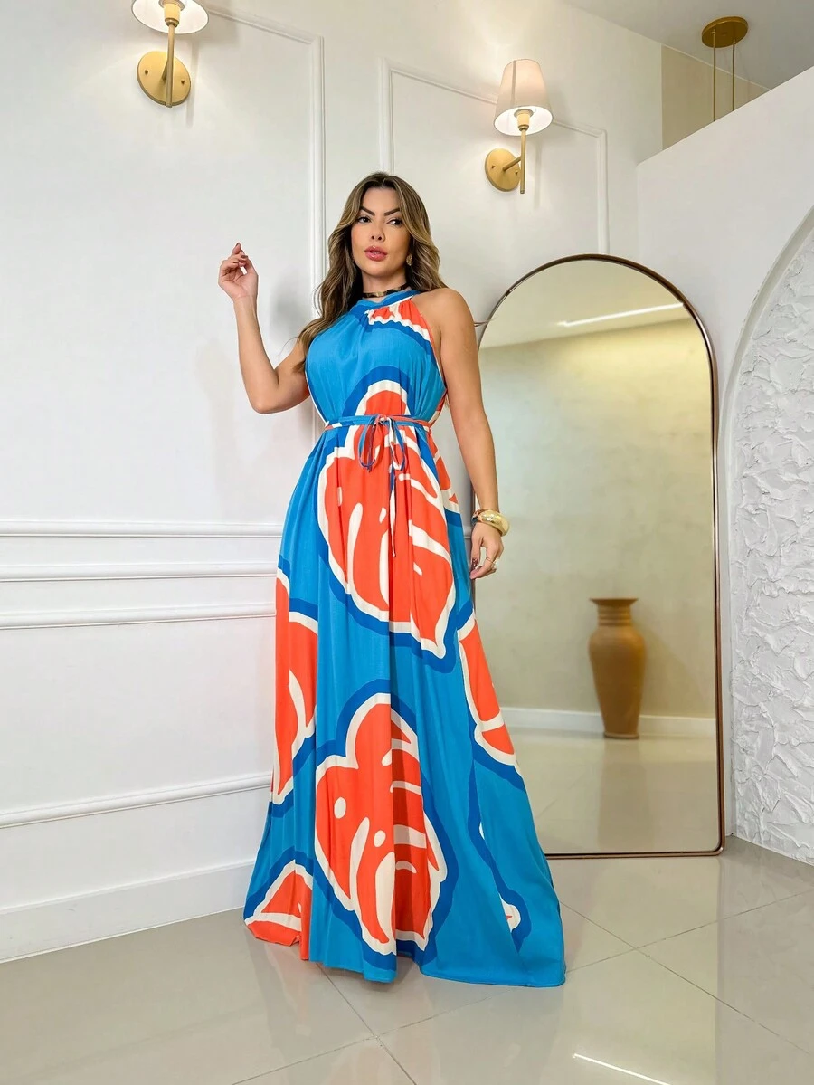 Women Dresses - 青碧色 - 查看 1