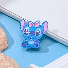 1 pieza Diadema de anime, pasador de pelo de dibujo animado Stitch, banda de goma Kawaii, accesorios de pelo, regalo para niñas - cso0031-0035 - Ver 7