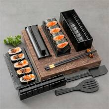 Creative Kitchen Utensils Rice Ball Mold Sushi DIY 10pcs Set Kitchen Tools Sushi Kit Sushi Model