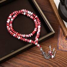 1入全新祈禱念珠，伊斯蘭教手持祈禱念珠手鍊，99顆珠子，男女皆可 - 手串手鍊 - 查看 2