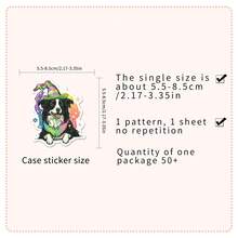 50 pièces Stickers graffiti Border Collie, Autocollants de chien mignon personnalisé dessin animé pour décorer étuis de téléphone, bouteilles d'eau, bagages, etc. - 50 photos de Border Collie-1169 - Voir 7