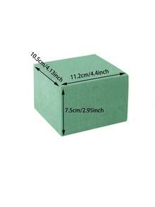 花卉泡沫塊，乾泡沫，高密度海綿，適用於插花、籃子和花束，吸水性強，花店用品 - 淺綠色 - 查看 6