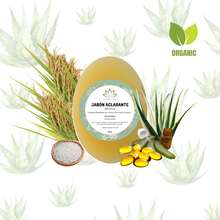 Jabón Orgánico Aclarante Facial Corporal Con Arroz Y Sábila Con vitamina E, 100 gr - Arroz, Sábila y Vitamina E - Ver 2