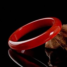 1個天然翡翠條手鐲，寶石手鐲，高品質珠寶(多種顏色和尺寸可選)，女士時尚手鐲，療愈冥想手鐲，光滑石手鐲，天然翡翠手鐲，可促進智慧、平衡、和平，假日禮物，送給她的禮物。