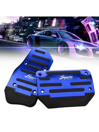 2pcs Universal Car Brake And Accelerator Pedal Set