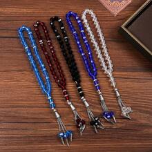 1入新款念珠手鏈，伊斯蘭教 33顆珠手持禱珠，適用於男女常誦首 - 手串手鍊 - 查看 1