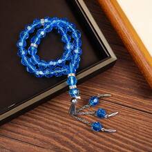 1入新款念珠手鏈，伊斯蘭教 33顆珠手持禱珠，適用於男女常誦首 - 手串手鍊 - 查看 6