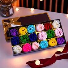 18 Schöne Rosen Künstliche Blume Ewige Rosen Geschenkbox, Kreatives Geburtstagsgeschenk, Kleines Geschenk, Souvenir, Neujahrsgeschenk, Valentinstag Geschenk, Wohnkultur, Schulbedarf - Übersicht 3