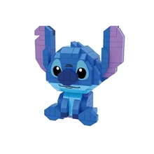 Coleção de Brinquedo de Blocos de Construção do Personagem Stitch - Brinquedos de Quebra-Cabeça Kawaii, Estimulando o Potencial Cerebral - Presentes Perfeitos para Aniversário, Natal e Ação de Graças - Multicolorido - Visão 4