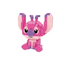 Coleção de Brinquedo de Blocos de Construção do Personagem Stitch - Brinquedos de Quebra-Cabeça Kawaii, Estimulando o Potencial Cerebral - Presentes Perfeitos para Aniversário, Natal e Ação de Graças - Multicolorido - Visão 5