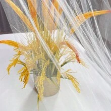 繡花花邊床幔，優雅花卉圖案-針織聚酯紗床帳幔，圓頂頂部公主遊戲帳篷，無支架，可機洗，粉色 - 白色 - 查看 4