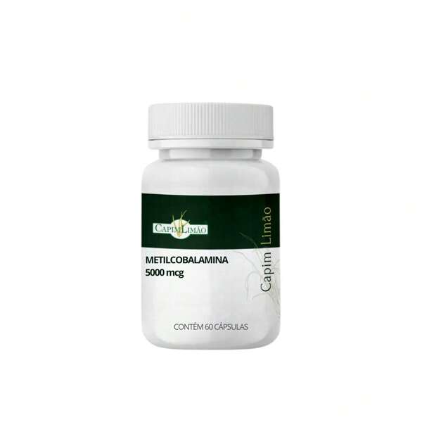 Metilcobalamina 5000mcg 60 cápsulas