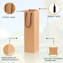 Set di 7 borse per vino colorate, portabottiglie di vino rosso, in materiale spesso da 250g, articoli per feste di compleanno, borse regalo, borse per matrimoni, articoli per celebrazioni di anniversario, borse per gite primaverili, borse regalo colorate, per San Valentino e Natale