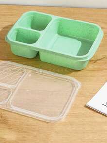 小麥稈午餐盒，外賣和包裝盒 - 綠色 - 查看 6