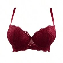 Set De 6 Brasieres Encaje Lencería, Espalda 3 Broches, Sexy. - Multicolor - Ver 3