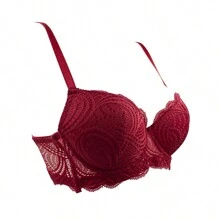 Set De 6 Brasieres Encaje Lencería, Espalda 3 Broches, Sexy. - Multicolor - Ver 2