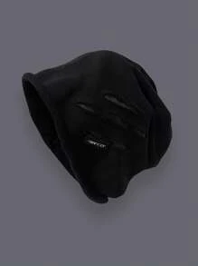 1pc Unisex Baggy Beanie Hat Scratch Design Slouchy Hat For Men Women Streetwear Fashion Fall Outfit