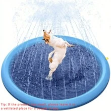 Có thể gập lại Chó Thú Cưng Xịt Nước Thảm Tắm Cho Chó Xịt Nước Làm Mát Thảm Dày Bền Tắm Lưu Vực Thú Cưng Mùa Hè Nước Ngoài Trời đồ chơi - Nhiều màu - Xem 14