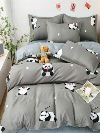 1pc Multi-Color & Pattern Polyester Duvet Cover, Simple Style, Soft & Comfortable Fabric For Naked Sleeping, Moisture-Wicking & Quick-Drying, Durable Wash, Temperature Regulating For All Seasons, Fresh & Soft, No Filler Included, With Corner Ties