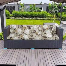 1 Vỏ Gối Sofa Đàn Hồi Chống Thấm Nước In Hình Cho Đồ Nội Thất Ngoài Trời, Vỏ Bọc Ghế Sofa, Vỏ Đệm Ghế Co Giãn Để Bảo Vệ Nội Thất Sân Trong Hiên Nhà - Màu Khaki - Xem 9