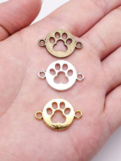 12入組24x16mm（0.94x0.63英寸）爪子連接器魅力DIY珠寶配件，適用於手鍊項鍊