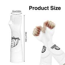 1 paire de chauffe-bras de volley-ball, protège-bras de volley-ball, accessoires de protection du avant-bras pour l'entraînement de volley-ball, protège-bras pour hommes ou femmes, manchon de avant-bras de sport de volley-ball avec support de poignet avec coussinet de protection et pouce