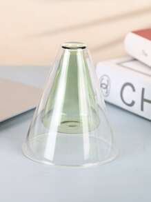 1 Glass Vase, Indoor Aromatherapy Diffuser, (No Diffuser Stick, Single Bottle) Diffuser, Aromatherapy Bottle Double-Layer Home Decoration, Room Decoration, Modern Wedding Decoration Hydroponic Flower Pot, Glass Container Crafts Decoration