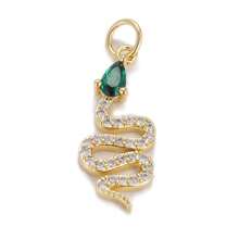 1pc Copper Plated 18k Gold Stylish Simple Personalized Animal Shaped Elephant Fox Butterfly Inlaid Rhinestone Pendant DIY Bracelet Necklace Earring Versatile Jewelry Accessory - Multicolor - View 7