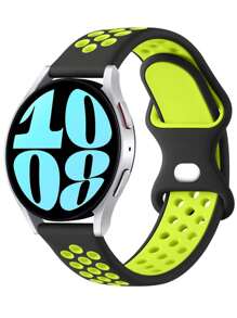 COOLIA 1入組矽膠運動錶帶，適用於Garmin Active5/Vivomove Trend/Vivoactive 5/Venu SQ2/Vivomove Sport/Venu 2 Plus/Approach S40/Forerunner 158/Forerunner 55/Venu/Venu SQ/Vivomove3/Vivoactive3 Music/VivoMove Luxe/VivoMove Style/Vivomove/Vivomove HR Sport/Vivoactive3/Vivoactive3 Music/Forerunner245/Forerunner245music/Forerunner645/Forerunner645music。適用於Galaxy Watch 6 5 4 Band 40mm 44mm/Galaxy Watch 6 4 Classic 43mm 47mm 46mm 42mm/Watch 5 Pro 45mm/Watch 3 Band，Active 2 Band。適用於Watch GT3 42mm/Watch GT2 42mm/Watch 2。適用於Honor Watch SE/Honor MagicWatch2 42mm。適用於Amazfit Active/GTR Mini/Bip3 Pro/Bip3/GTS4 Mini/GTS 3/GTS 2e/GTS 2mini/GTS 2/Pop Pro/Pop/BIP U/GTR 42MM/GTS/BIP/BIP Lite/Bip 1S/ZEPP E/GTS4/GTS4min。適用於其他20mm的男女手錶帶，大碼 - 20mm-Large - 查看 4