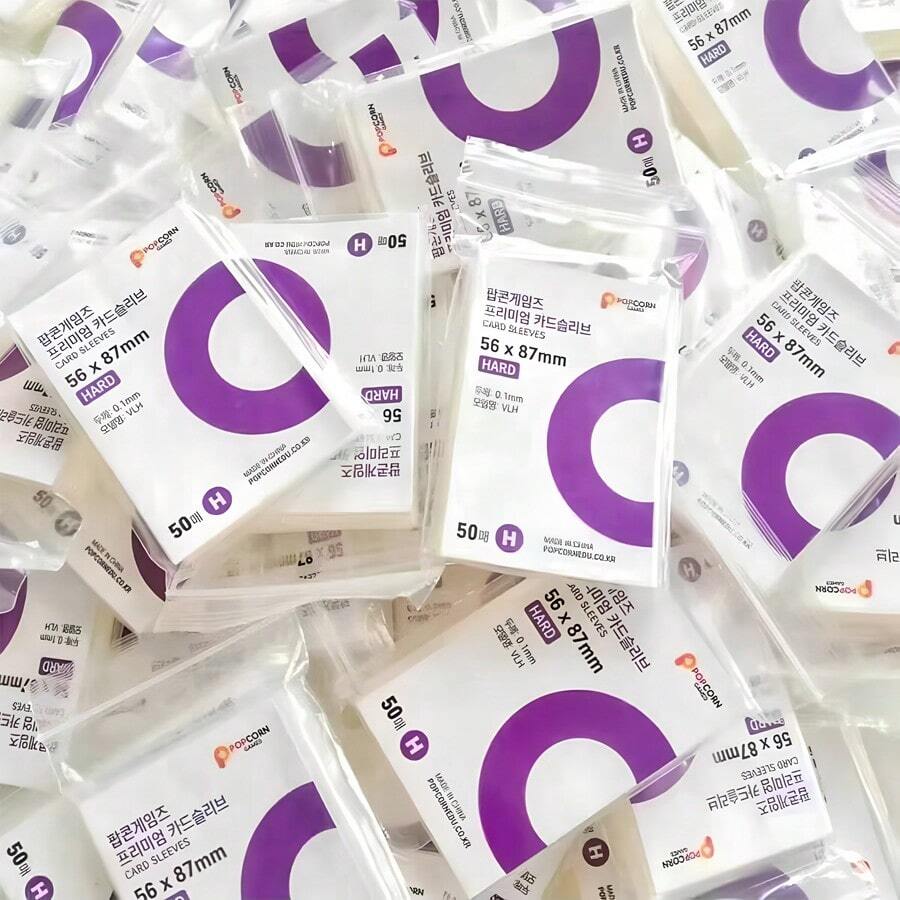 50入組透明無酸照片卡全息保護套，適用於橫幅相簿和文件夾 (3/4/5/6/7吋) - 紫色 - 查看 1