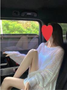 Jersey largo blanco hueco - Blanco - Ver 6