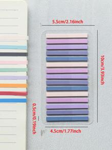 3000 Sheets Of 10 Kinds PET Sticky Notes Marker Tags Paper, Morandi Color, IN Style Stationery For Students Back To School - Multicolor - View 2