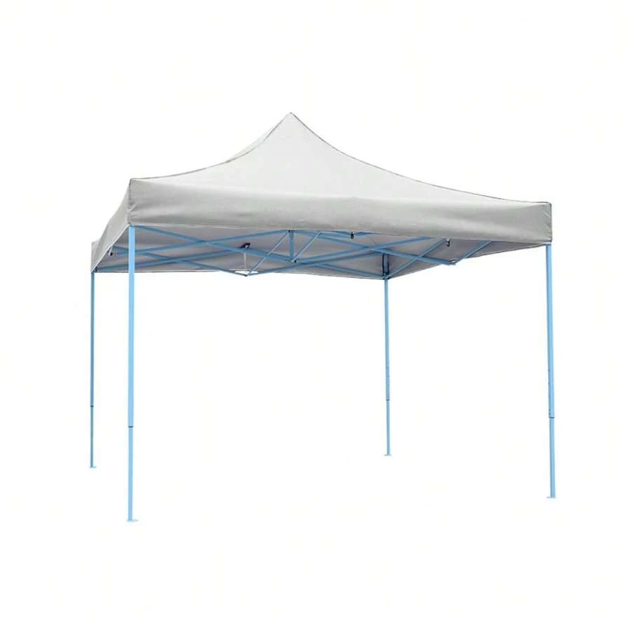 Ilios Innova Toldo Plegable 2x2 y 3x3 Acero Reforzado de Uso rudo no Contiene plástico Lona 100% Impermeable | Fácil de instala y de trasportar - Blanco - Ver 1