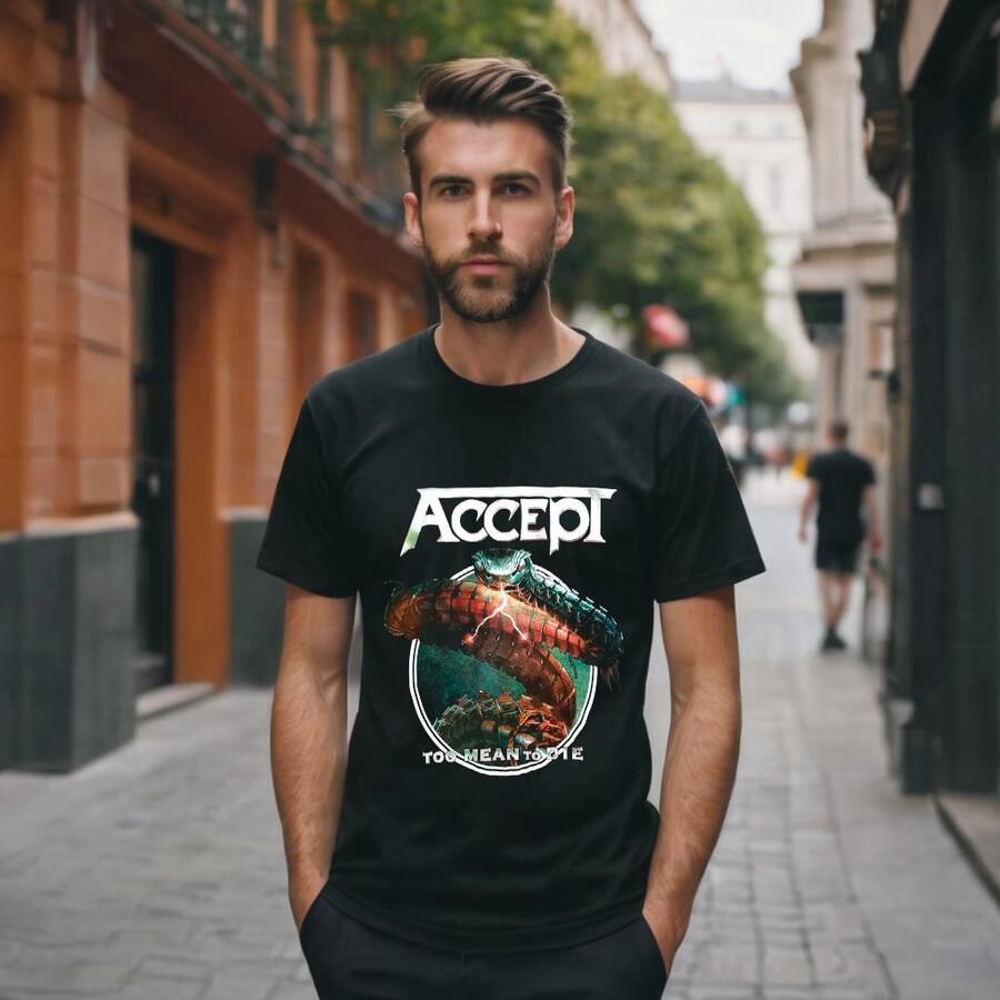 Men T-Shirts - 黑色 - 查看 1
