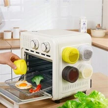 1pc Magnetic Spice Box, Portable Outdoor Camping Seasoning Container, Kitchen Oven Magnetic Container - Multicolor - View 1