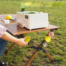 1pc Magnetic Spice Box, Portable Outdoor Camping Seasoning Container, Kitchen Oven Magnetic Container - Multicolor - View 10