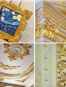 100入組婚禮新娘頭飾DIY金箔紙，美甲金箔DIY，生日和婚禮派對裝飾 - 彩色 - 查看 5