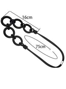 MARLIWOO 1入精美波西米亞風珠寶項鍊，時尚奢華設計女士珠寶飾品