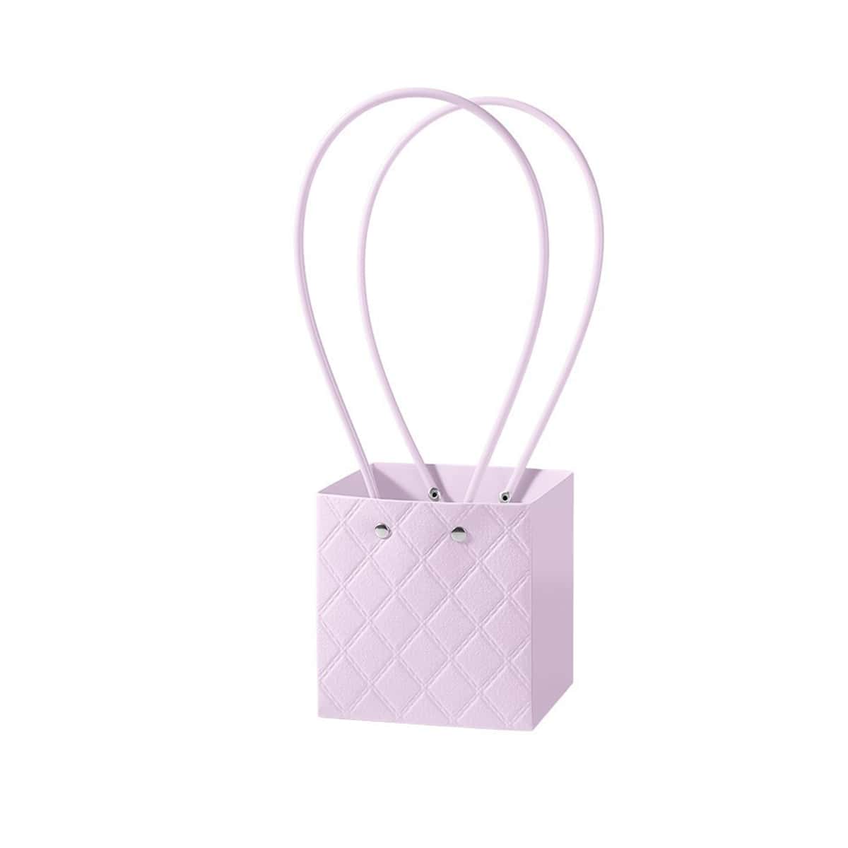10pcs Embossed Flower Handbag, Holiday Floral Packaging Bag, Gift Flower Carrier Bag - Multicolor - View 29