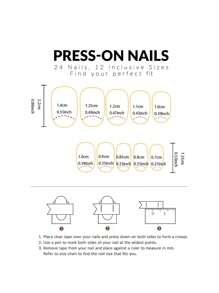 24入組可愛的圓頭啞光壓克力假指甲，帶有格子、太陽、微笑和法式圖案。適用於日常穿著。附有果凍膠和美甲文件。 - 彩色 - 查看 5