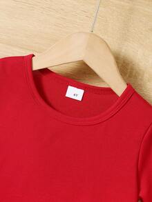 Costum din două piese, băieți ocazional, tricou cu mânecă scurtă cu gât rotund, pantaloni scurți, confort casual, îmbrăcăminte de vară pentru copii