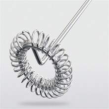 Powerful Handheld Milk Frother/Whisk, Mini Mixer For Coffee, Milk, Cappuccino, Latte, Matcha, Hot Chocolate, Without Stand (Battery Not Included) - White - View 4