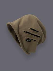 1pc Unisex Baggy Beanie Hat Scratch Design Slouchy Hat For Men Women Streetwear Fashion Fall Outfit