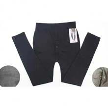 Men Thermal Underwear Bottoms - 黑色 - 查看 5