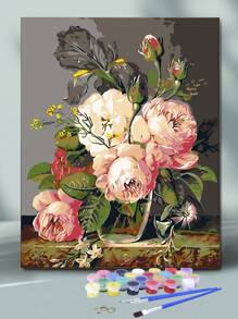 1 Bộ tranh sơn dầu kỹ thuật số tự làm 40x50cm, Hoa hướng dương vẽ tay, Bộ vật liệu vẽ tranh acrylic, Trang trí tường nghệ thuật, Dụng cụ nghệ thuật tự làm cho người lớn và người mới bắt đầu, Tranh trang trí nhà cửa, Bộ công cụ vẽ tranh vải - jw24402 - Xem 6