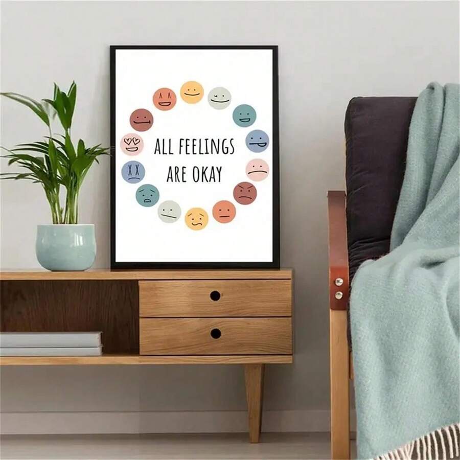 1入組帆布海報印刷畫，感覺像是數字印刷，效果絕佳，牆面裝飾，家居客廳牆壁藝術畫，無框 - 彩色 - 查看 1